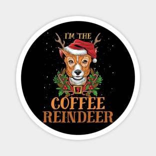 Im The Coffee Reindeer Christmas Funny Pajamas Funny Christmas Gift Magnet